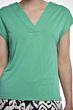 Rino & Pelle Oda V-neck Top Clover Green 