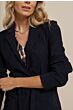 Studio Anneloes Elin Bonded Blazer Dark Blue 