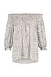 Studio Anneloes Alicia Voile Smoq Top Taupe.