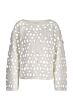 Studio Anneloes Amarey Flower Pullover Offwhite 