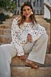 Studio Anneloes Amarey Flower Pullover Offwhite 