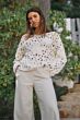 Studio Anneloes Amarey Flower Pullover Offwhite 