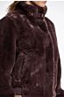 Rino & Pelle Ambra Short Fake Fur Jacket Chocolate