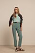 Studio Anneloes Anne Bonded Trousers Sage Green