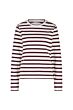 Studio Anneloes Annika Stripe LS Shirt Bordeaux 