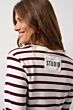 Studio Anneloes Annika Stripe LS Shirt Bordeaux 
