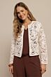 Studio Anneloes Annyka Crochet Cardigan Ecru