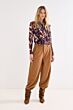 Tramontana Tailored Barrel Fit Trousers Cinnamon