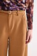 Tramontana Tailored Barrel Fit Trousers Cinnamon