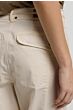 Summum Woman Barrel Fit Pants Ivory 