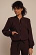 Studio Anneloes Benja Bomber Jacket Espresso