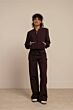 Studio Anneloes Benja Bomber Jacket Espresso