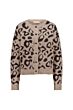 Studio Anneloes Bibi Leopard Mink Cardigan