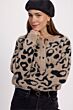 Studio Anneloes Bibi Leopard Mink Cardigan