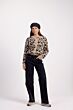 Studio Anneloes Bibi Leopard Mink Cardigan