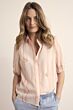 Tramontana Flower Applique Blouse Peach Infusion