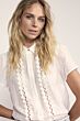 Tramontana Blouse Lace Tapes Offwhite 