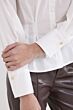 Tramontana Blouse Pleated Waist Offwhite