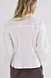 Tramontana Blouse Pleated Waist Offwhite