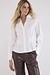 Tramontana Blouse Pleated Waist Offwhite