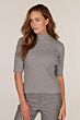 Jansen Amsterdam Bodil Top Grey Melange