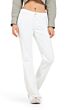 Cambio Paris Flared Jeans Classy White & Fringed 