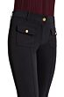 Cambio Farah Patched Pocket Black 