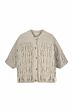 Summum Woman Cardigan 3/4 Sleeve Fringe Knit 