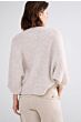 Summum Woman Cardigan 3/4 Sleeve Fringe Knit 