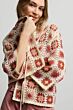 Summum Woman Cardigan Crochet Knit Multicolor