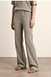 Tramontana Crinkled Wide Leg Trousers Aloe Melange