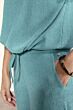 Tramontana Crinkled Wide Leg Trousers Aqua Blue 