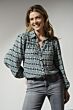 Tramontana Blouse Print Petrols Multicolor 