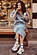 Tramontana Pinstripe Denim Blouse Blue 