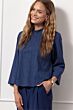 Studio Anneloes Diana Herringbone Top Ink Blue