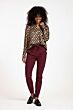 Studio Anneloes Downstairs Bonded Trousers Bordo