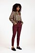 Studio Anneloes Downstairs Bonded Trousers Bordo