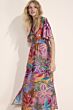 Tramontana Dress Electric Bloom Print Multi Colors