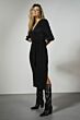 Tramontana Dress Plisse Black 