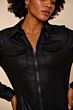 Geisha Dress Snake Print Black 