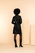 Geisha Dress Snake Print Black 