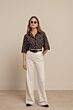 Studio Anneloes Fabienne Dot Blouse Espresso 