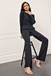 Studio Anneloes Flair Bonded Trousers Dark Blue 