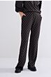 Summum Woman Pants Diagonal Check Jaquard 