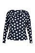 Studio Anneloes Fleur Polkadot Top DarkBlue/Kit 