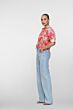 Geisha Jeans Wide Bleached Denim