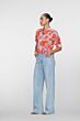 Geisha Jeans Wide Bleached Denim