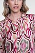 Geisha Blouse Sand / Burgundy