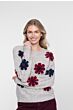 Geisha Pullover Flowers Sand.Burgundy/Navy