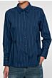 Geisha Blouse Stripe With Details Navy/White 